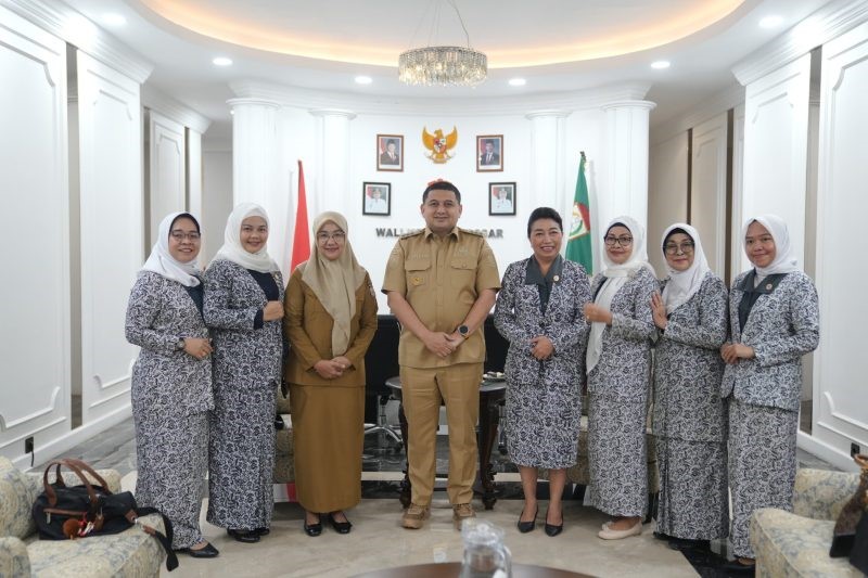 Audiensi Dengan Wali Kota Munafri, IBI Makassar Siap Perkuat Pemkot dalam Penurunan Stunting